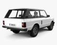 Land Rover Range Rover 3门 1986 3D模型 后视图