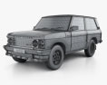 Land Rover Range Rover 3门 1986 3D模型 wire render