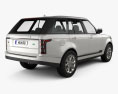 Land Rover Range Rover L405 Vogue 2018 3D模型 后视图