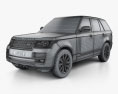 Land Rover Range Rover L405 Vogue 2018 3D模型 wire render