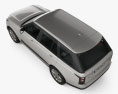 Land Rover Range Rover L405 Vogue 2018 3D模型 顶视图