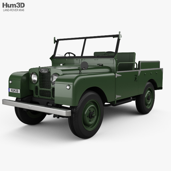 Land Rover Series I Churchill 1954 Modello 3D