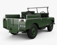 Land Rover Series I Churchill 1954 3D模型 后视图