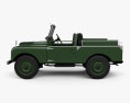 Land Rover Series I Churchill 1954 3d model side view