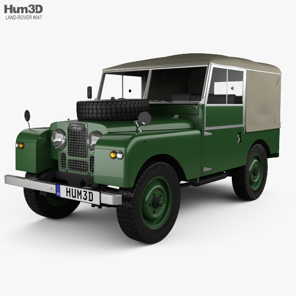Land Rover Series I 86 Soft Top 1954 Modèle 3D