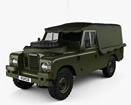 Land Rover Series III LWB Military FFR 1985 3D model