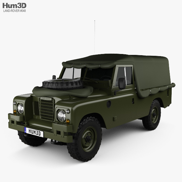 Land Rover Series III LWB Military FFR 1985 Modèle 3D
