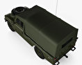 Land Rover Series III LWB Military FFR 1985 3d model top view