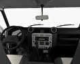 Land Rover Defender 110 Station Wagon with HQ interior 2014 3d model dashboard