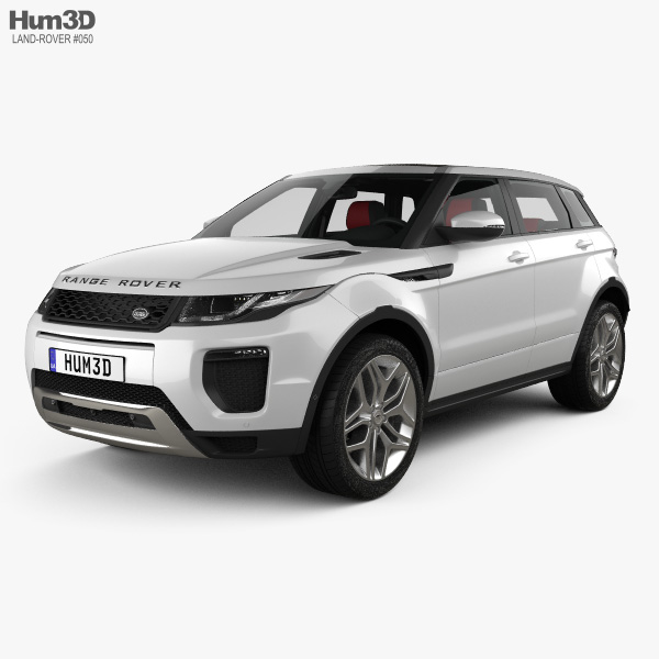 Land Rover Range Rover Evoque HSE 5门 带内饰 2015 3D模型