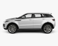 Land Rover Range Rover Evoque HSE 5-door with HQ interior 2018 3d model side view