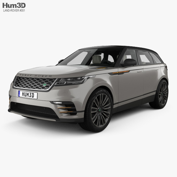 Land Rover Range Rover Velar First edition avec Intérieur 2018 Modèle 3D
