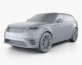 Land Rover Range Rover Velar First edition with HQ interior 2021 3d model clay render