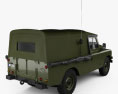 Land Rover Series III LWB Military FFR with HQ interior 1985 3d model back view