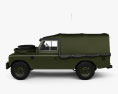 Land Rover Series III LWB Military FFR with HQ interior 1985 3d model side view