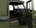 Land Rover Series III LWB Military FFR with HQ interior 1985 3d model