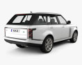 Land Rover Range Rover Autobiography 2021 3d model back view