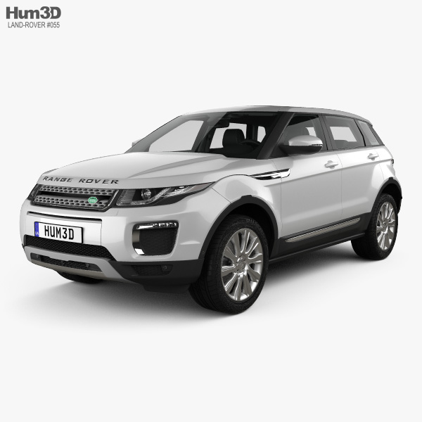 Land Rover Range Rover Evoque SE 5门 带内饰 2015 3D模型