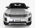 Land Rover Range Rover Evoque SE 5-door with HQ interior 2018 3d model front view