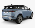 Land Rover Range Rover Evoque R-Dynamic First Edition 2022 Modelo 3d vista traseira