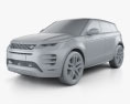 Land Rover Range Rover Evoque R-Dynamic First Edition 2022 3D模型 clay render