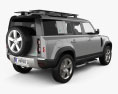 Land Rover Defender 110 Explorer Pack 2022 3D模型 后视图