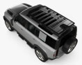 Land Rover Defender 110 Explorer Pack 2022 3D模型 顶视图