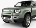 Land Rover Defender 90 2022 3d model
