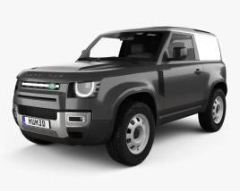 Land Rover Defender 90 hardtop 2022 3D模型