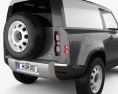 Land Rover Defender 90 hardtop 2022 3D模型