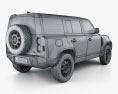 Land Rover Defender 110 hardtop 2022 3d model