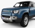 Land Rover Defender 110 hardtop 2022 3D模型