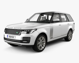 Land Rover Range Rover Autobiography com interior 2018 Modelo 3d