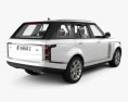 Land Rover Range Rover Autobiography with HQ interior 2021 3d model back view