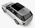 Land Rover Range Rover Autobiography 带内饰 2018 3D模型 顶视图