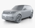 Land Rover Range Rover Autobiography 2022 3d model clay render