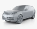 Land Rover Range Rover LWB SV Serenity 2022 3D模型 clay render
