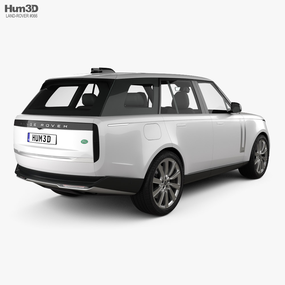 Land Rover Range Rover P510e 2022 3D模型 后视图