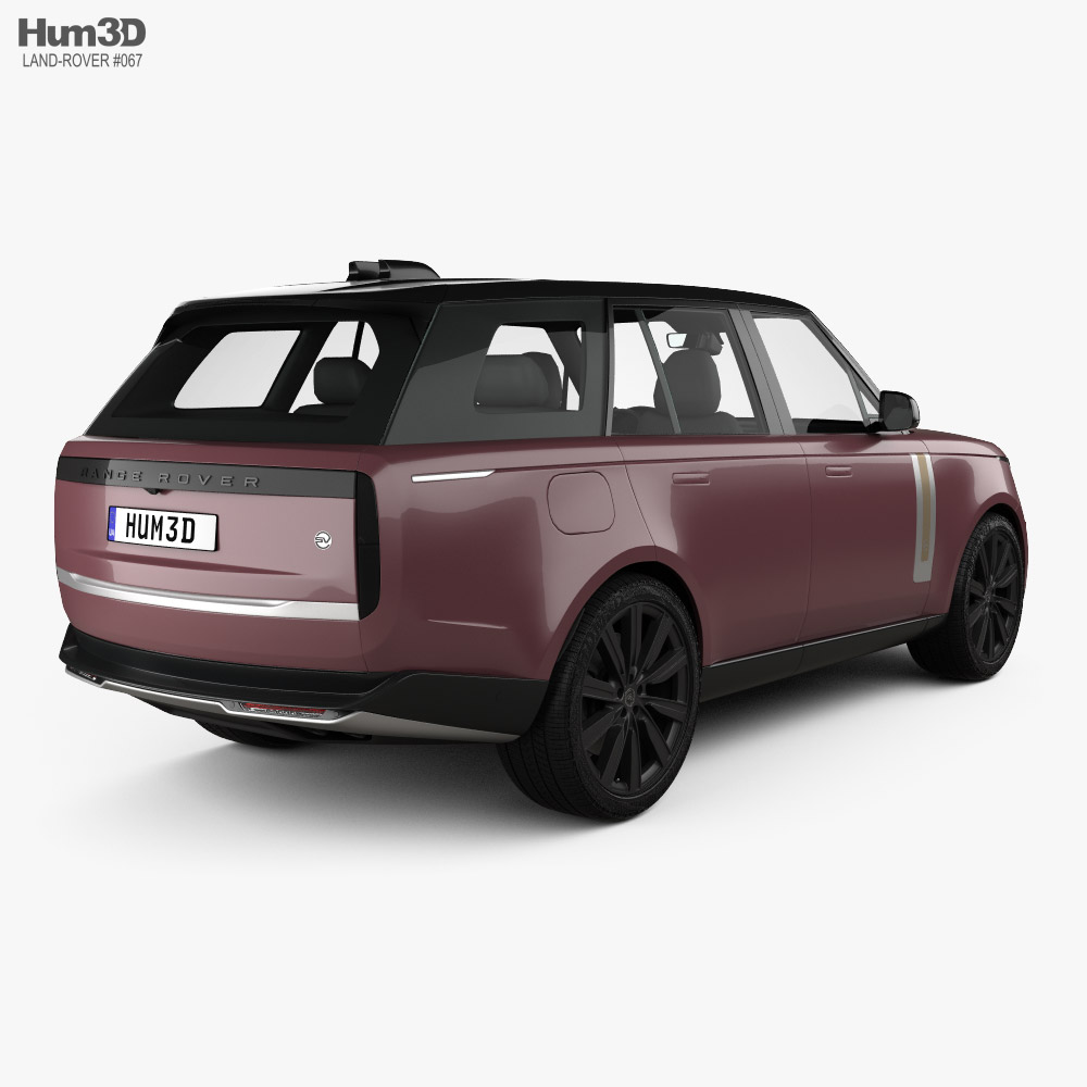 Land Rover Range Rover SV Intrepid 2022 3D模型 后视图
