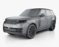 Land Rover Range Rover SV Intrepid 2022 3D模型 wire render