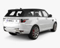 Land Rover Range Rover Sport P400e Autobiography 2022 3D模型 后视图