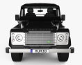 Land Rover Defender 110 PickUp with HQ interior 2011 3d model front view