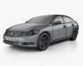 Lexus GS (S190) 2013 3D-Modell wire render