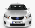 Lexus CT 200h 2013 Modelo 3D vista frontal