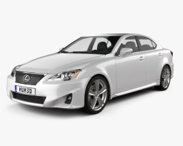Lexus IS (XE20) 2015 3D model