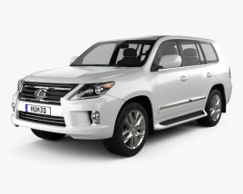 Lexus LX 2015 3D model