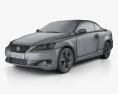 Lexus IS C (XE20) 2013 3d model wire render