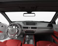 Lexus GS F Sport hybrid (L10) with HQ interior 2015 3d model dashboard