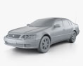 Lexus GS (S140) 1997 3d model clay render