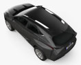 Lexus LF-NX 2014 3d model top view